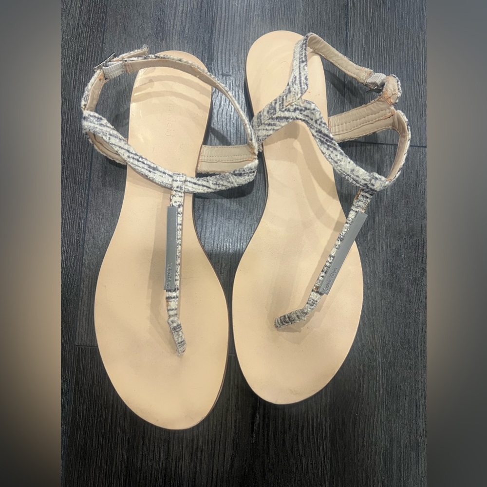 Calvin Klein sandals, size 10